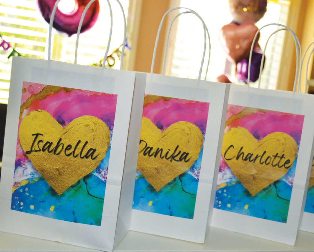 Creative Art Party Loot Bags