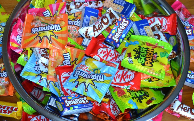Bowl of Candy and Chocolates