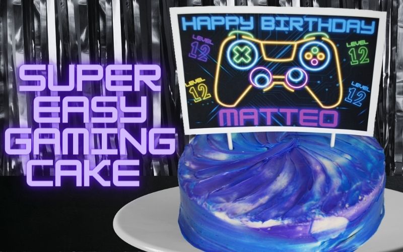 Super Easy Gaming Cake